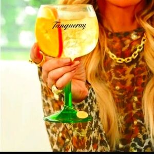 NEW SEALED TANGUERAY Cocktail Charms Party Gold Tone (4 In Set)